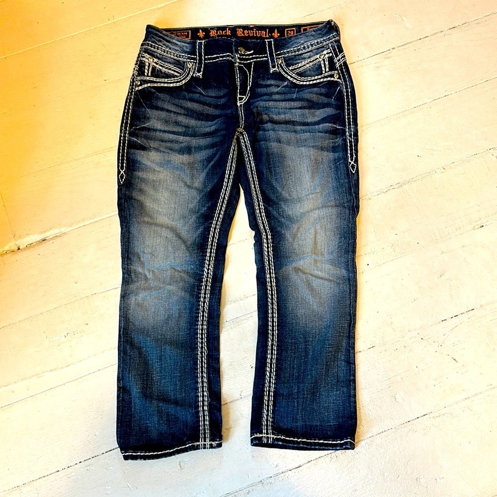 Rock Revival “Becky” Easy Capri, Sz 28